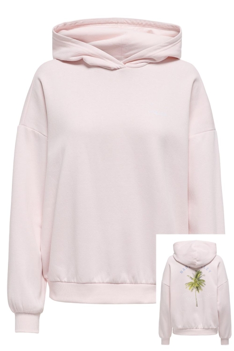 Only onlkaren l/s hoodie print box cs sw
